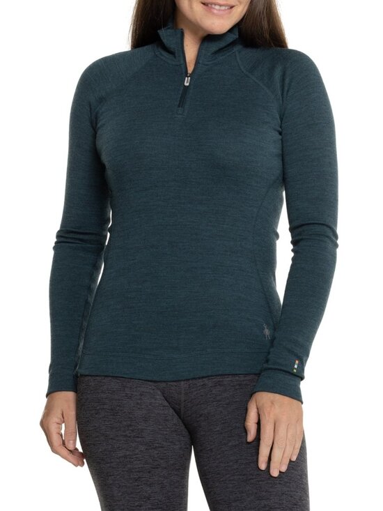 Smartwool Tops - NEW SmartWool Classic Thermal Base Layer Top 100% Merino Wool Zip Neck 4S2 268